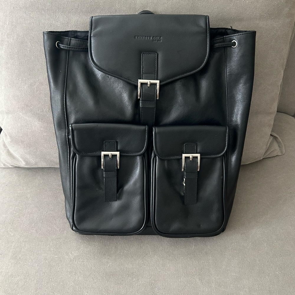 Kenneth Cole Leather Backpack